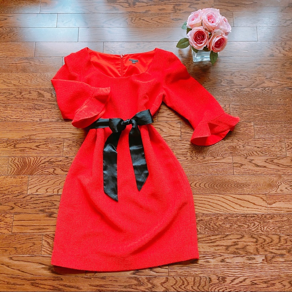 DR02 Ann Taylor Red Dress